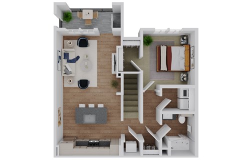 A1u Floor Plan  at Stella, San Tan Valley, AZ 85142